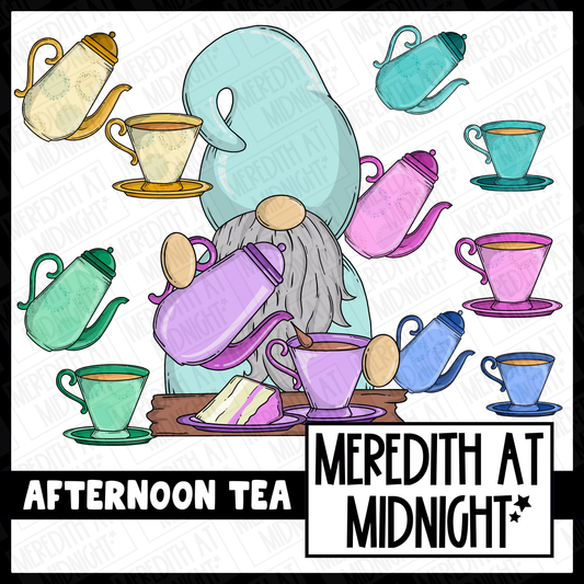 Afternoon Tea / Tea Party - Individual Gonk Clipart