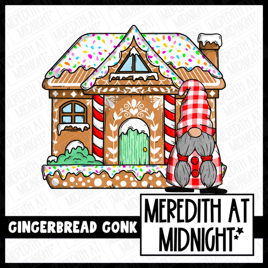 Gingerbread House Gonk - Individual Gonk Clipart