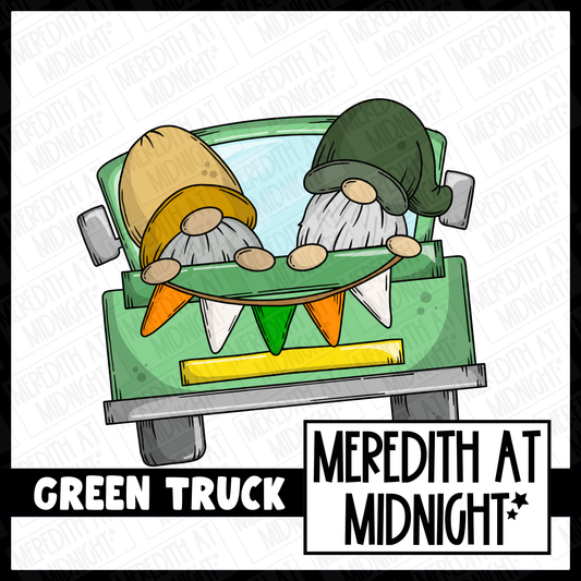 Green Truck - Individual Gonk Clipart