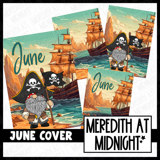 June pirate Cover Page - Clipart