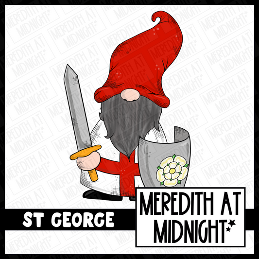 St George / England Gonk - Individual Gonk Clipart