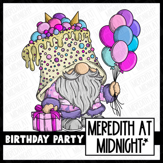 Birthday Party Gonk - Individual Gonk Clipart