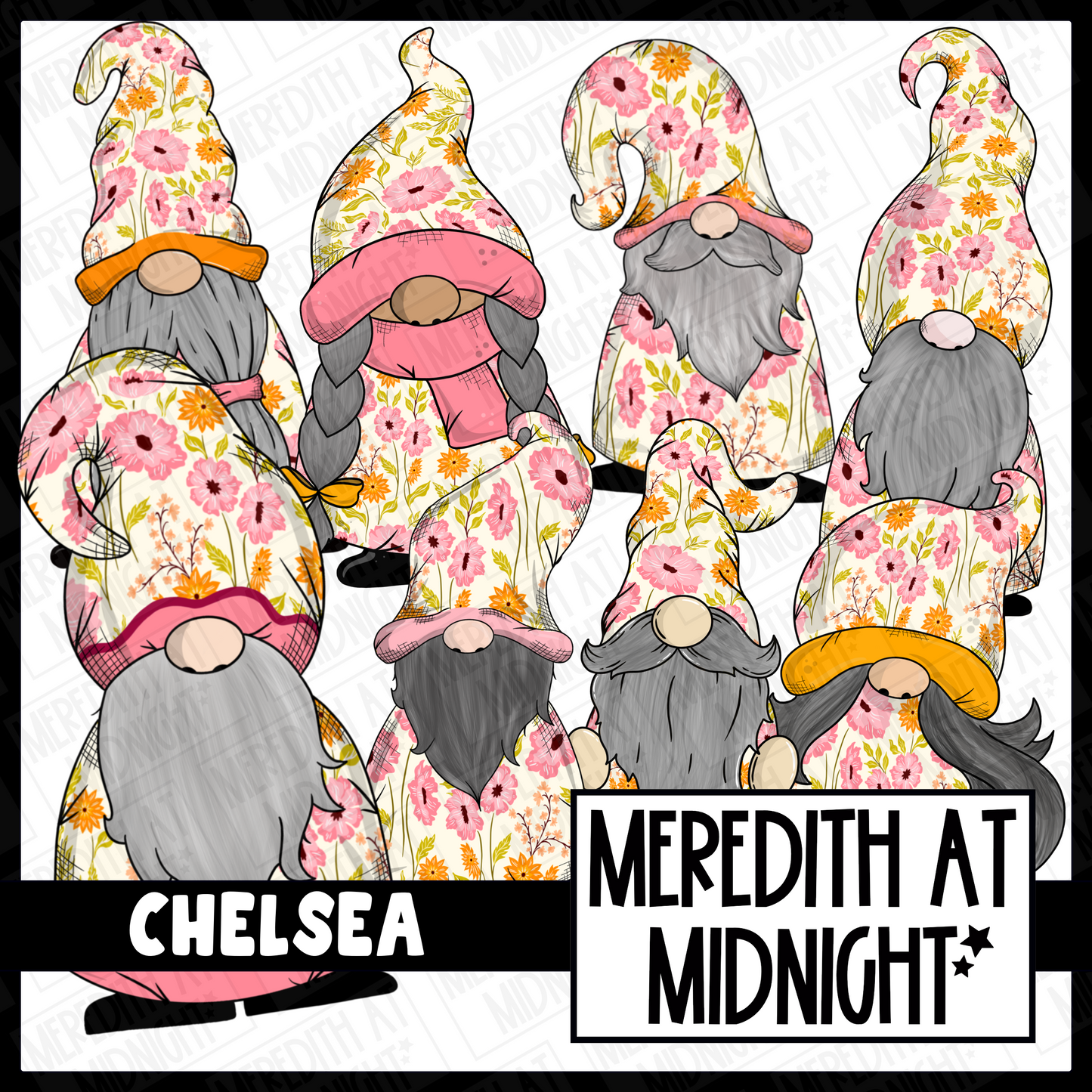 "Chelsea" Gonk / Gnome Clipart / Digital Stickers *INSTANT DOWNLOAD* PNG files