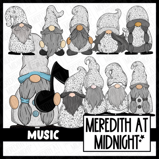 "Melody Music" Muted Floral Gonk / Gnome Clipart / Digital Stickers *INSTANT DOWNLOAD* PNG filesAdore - Nuetral Floral - Gonk Set Clipart