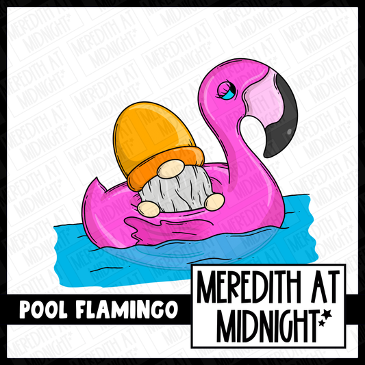 Pool Flamingo Gonk - Individual Gonk Clipart
