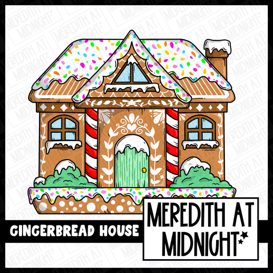 Gingerbread House - Clipart - Commercial use allowed